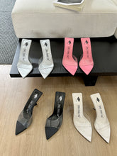 LBSFY  - Transparent Women Slides Slippers 2024 New Arrivals Silver Pink Black White Summer Outside Mules Shoes Party Pumps Size 35-40